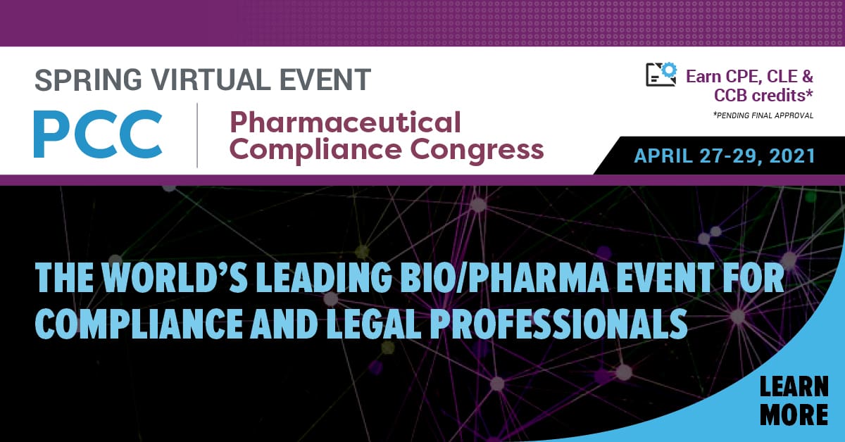 Pharmaceutical Compliance Congress Spring Virtual Event (PCC