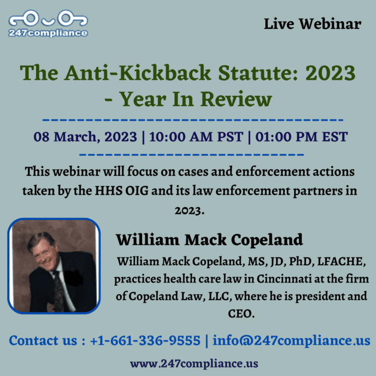 The Anti-Kickback Statute: 2023 - Year In Review | Corporate Compliance ...