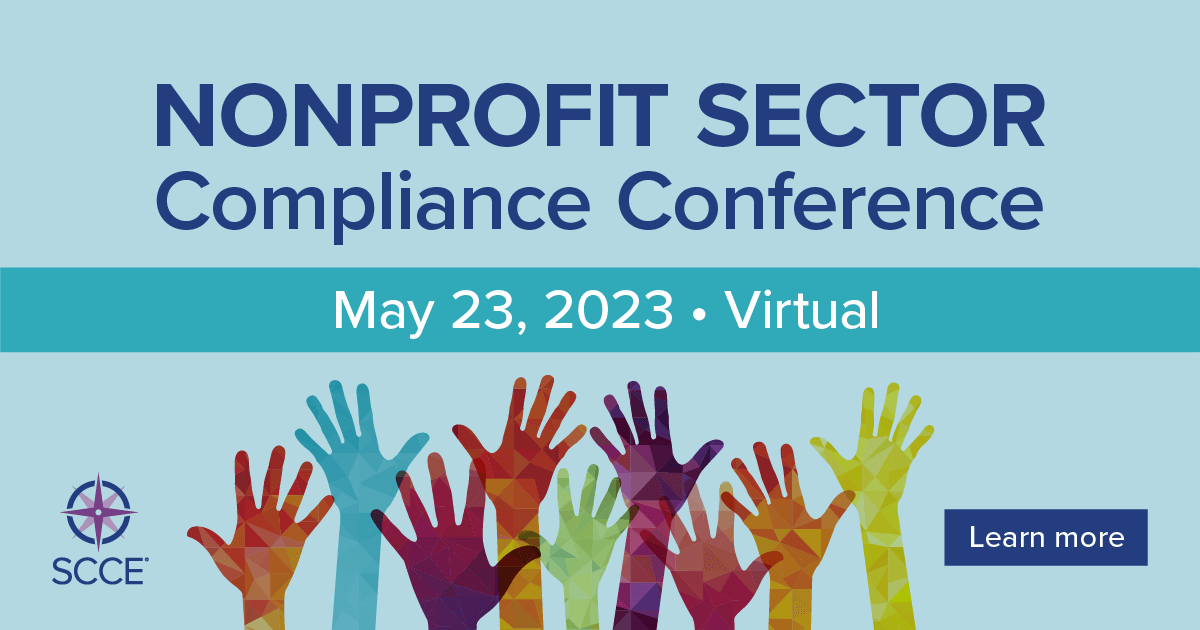 SCCE's Nonprofit Sector Compliance Conference Corporate Compliance