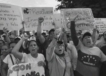 protest in venezuela